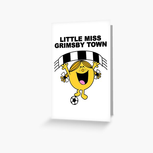 Little Miss Grimsby Town Greeting Card