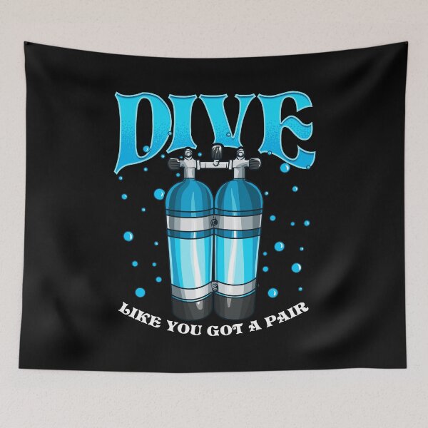 Item preview, Dive Like You Got a Pair Funny Scuba Diving Pun designed and sold by perfectpresents.