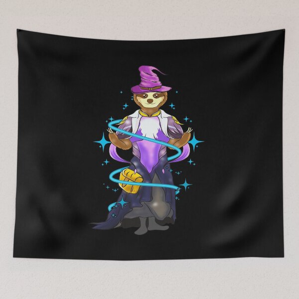 Item preview, Sloth Magician Majestic Halloween Slothing Wizard designed and sold by perfectpresents.