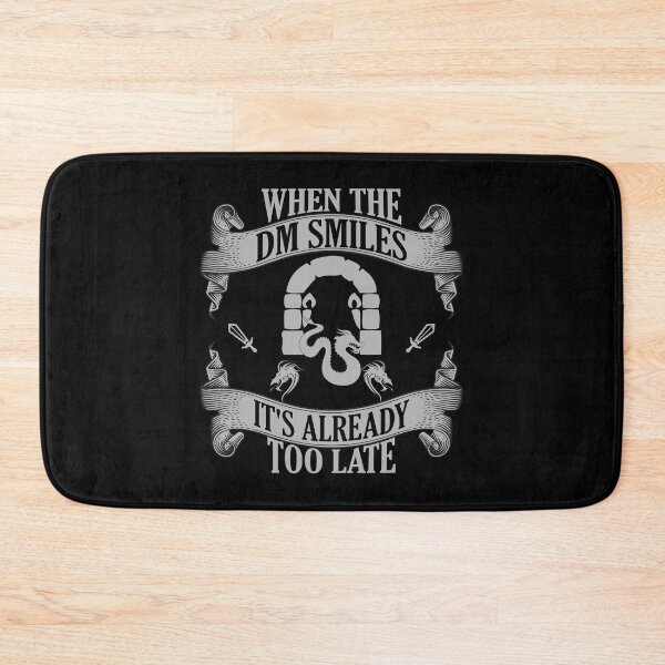 Item preview, Funny When the DM Smiles, It's Already Too Late designed and sold by perfectpresents.