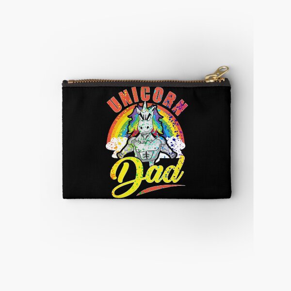 Item preview, Rainbow Paint Splatter Unicorn Dad Awesome Fathers designed and sold by perfectpresents.