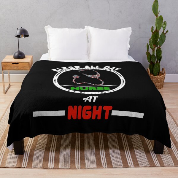 Item preview, Sleep All Day Nurse At Night Nursing RN designed and sold by perfectpresents.