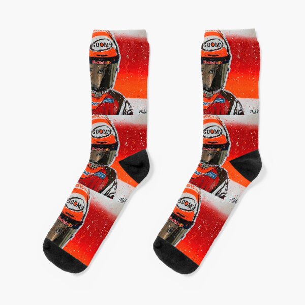 Andrea Dovizioso MotoGP graffiti painting by DRAutoArt Socks
