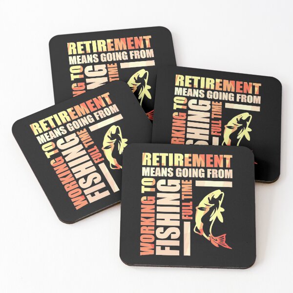 Item preview, Retirement Means Going From Working To Fishing designed and sold by perfectpresents.