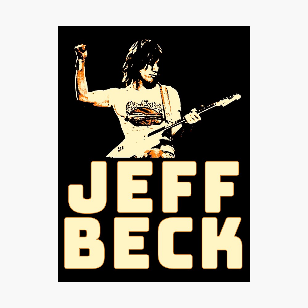 That Yellow Guitar Adult Tank Top Jeff Beck