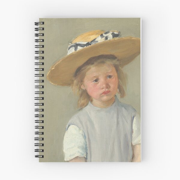 Aperçu de l'œuvre Enfant dans une peinture de chapeau de paille - mary cassatt créée et vendue par Vintage Designs +.