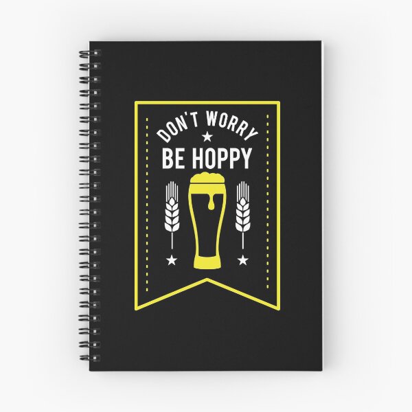 Item preview, Funny Don't Worry Be Hoppy Cute Beer Drinking Pun designed and sold by perfectpresents.