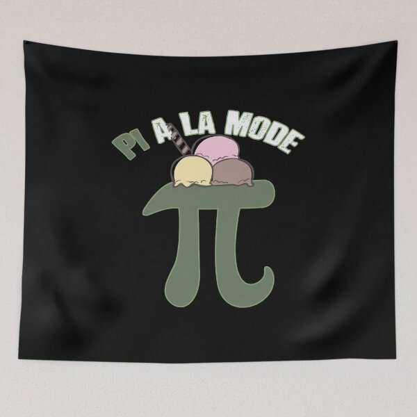 Item preview, Pi A La Mode Funny Pi Day Ice Cream Pun Math designed and sold by perfectpresents.