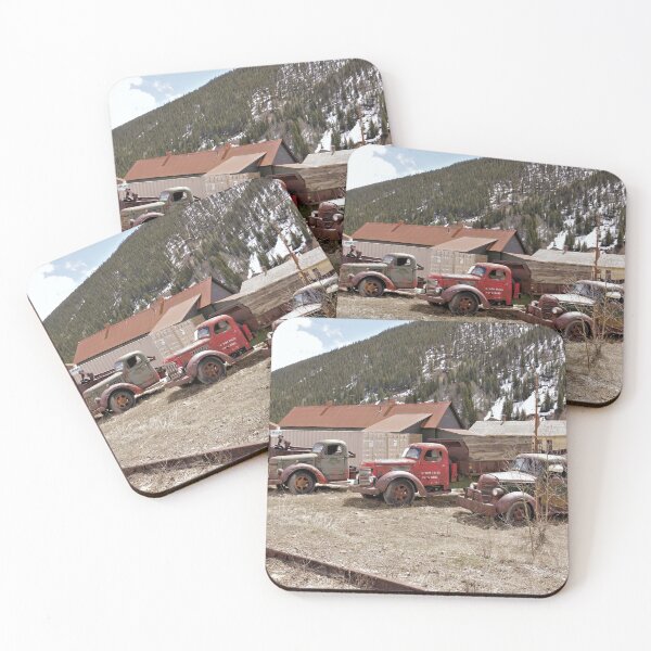 Item preview, Old Ritired Rusting Work Trucks 1 - Silverton Colorado designed and sold by jtrommer.