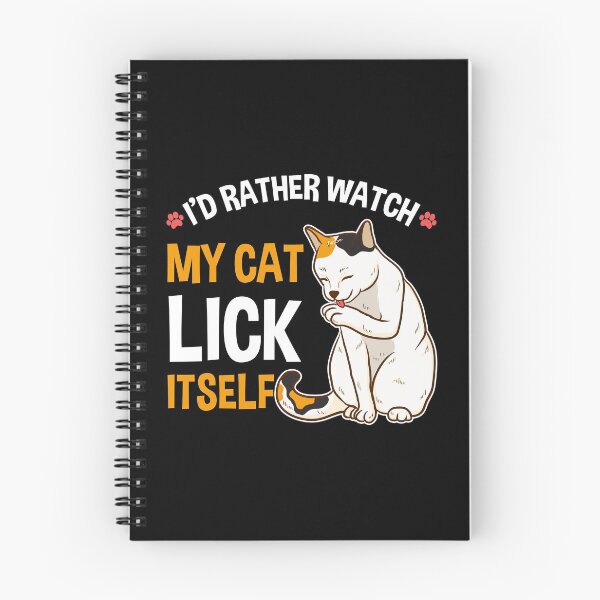 Item preview, Funny I'd Rather Watch My Cat Lick Itself Lover designed and sold by perfectpresents.