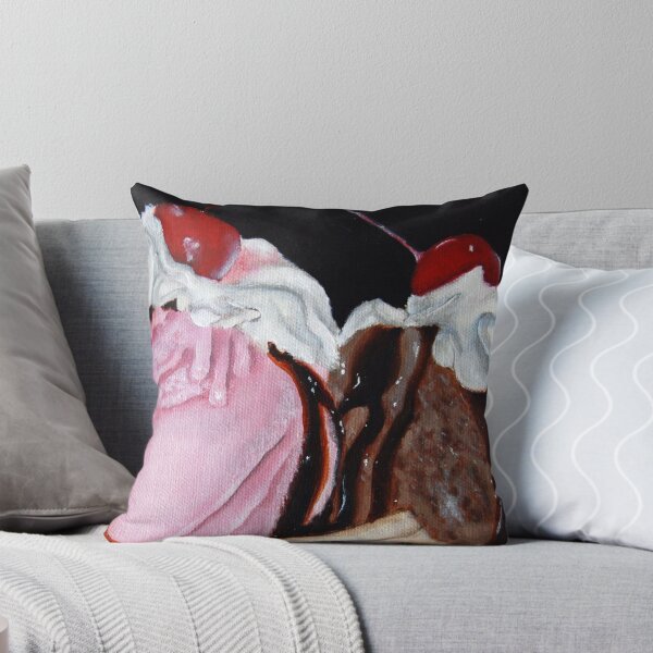 Item preview, Two Scoops Banana Split Ice Cream Art designed and sold by mary hughes.