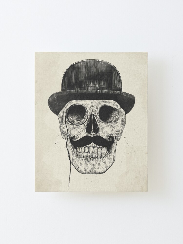 Alternate view of Gentlemen never die Mounted Print