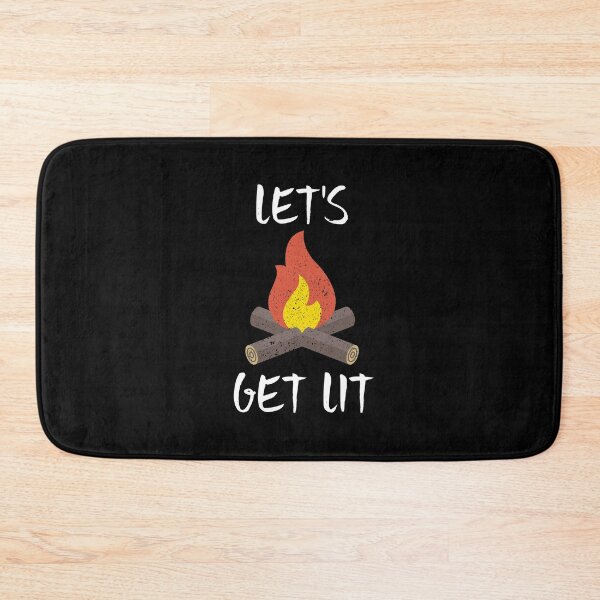 Item preview, Let's Get Lit Campfire Camping Outdoors Campers designed and sold by perfectpresents.