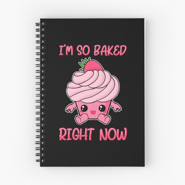 Item preview, Cute & Funny I'm So Baked Right Now Cupcake Pun designed and sold by perfectpresents.