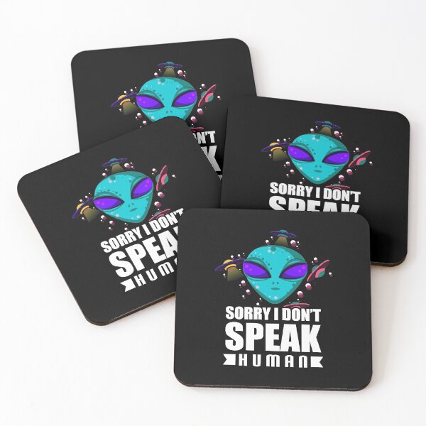 Item preview, Alien Sorry I Don't Speak Human Galactic Pun designed and sold by perfectpresents.