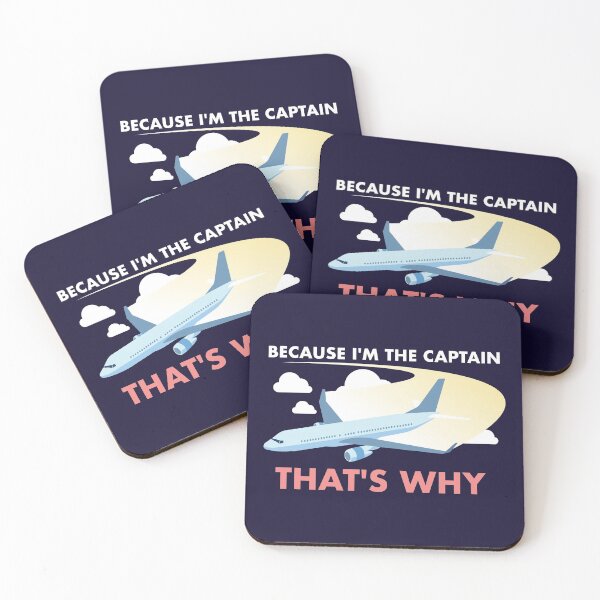 Item preview, Aviation Because I'm The Captain That's Why Gift designed and sold by Sandra78.
