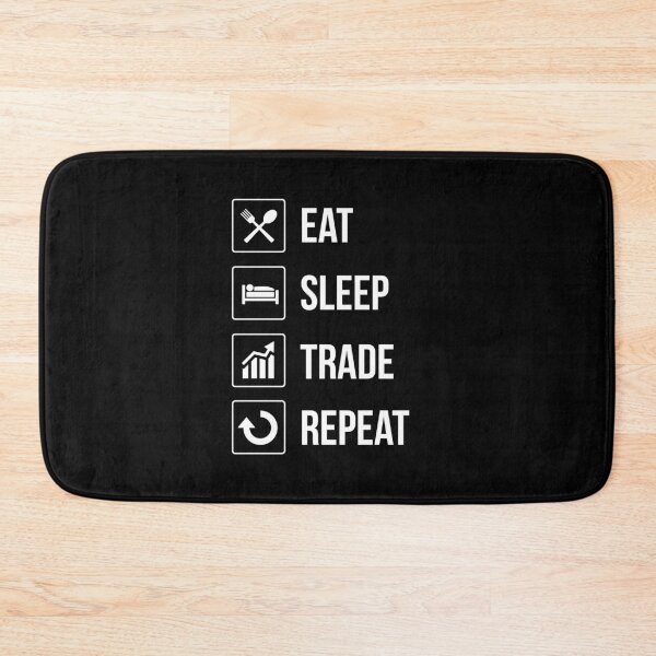 Item preview, Funny Eat Sleep Trade Repeat Investors designed and sold by perfectpresents.