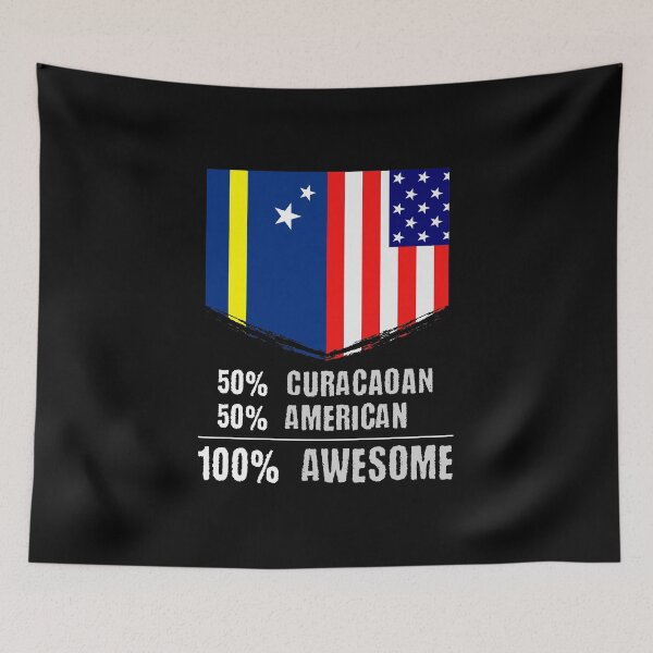 Item preview, 50% Curacaoan 50% American 100% Awesome Immigrant designed and sold by perfectpresents.