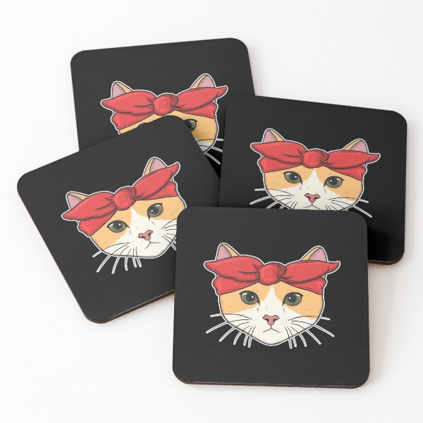 Item preview, Cute & Adorable Gangster Bandana Cat Thug Kitty designed and sold by perfectpresents.