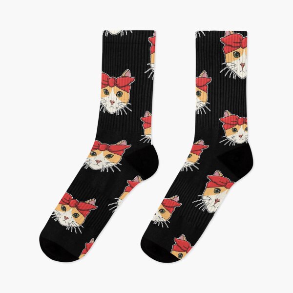 Item preview, Cute & Adorable Gangster Bandana Cat Thug Kitty designed and sold by perfectpresents.