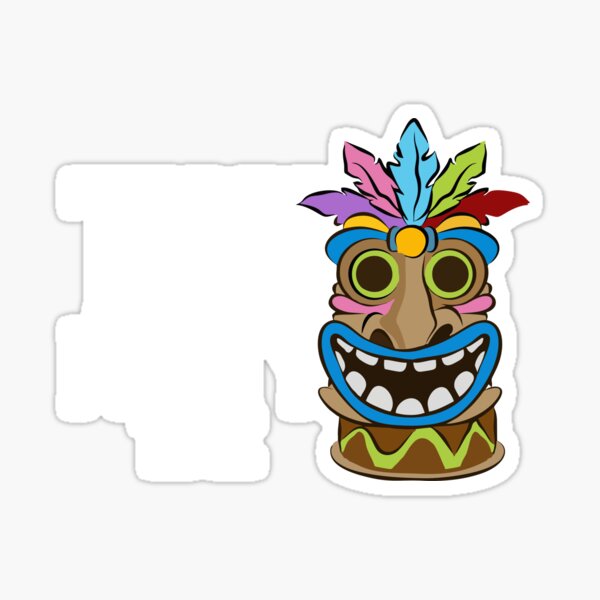 Item preview, Adorable & Cute Tiki Party Time Island Luau Themed designed and sold by perfectpresents.