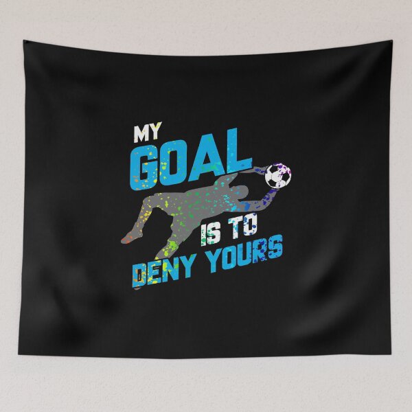 Item preview, My Goal Is To Deny Yours Goalie Rainbow Splatter designed and sold by perfectpresents.