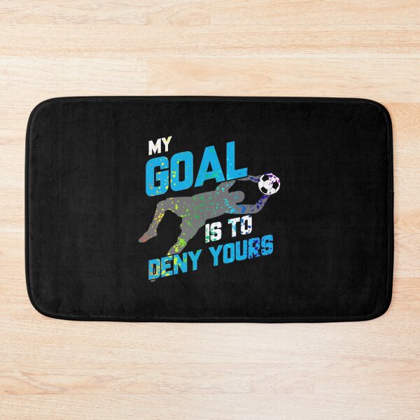 Item preview, My Goal Is To Deny Yours Goalie Rainbow Splatter designed and sold by perfectpresents.