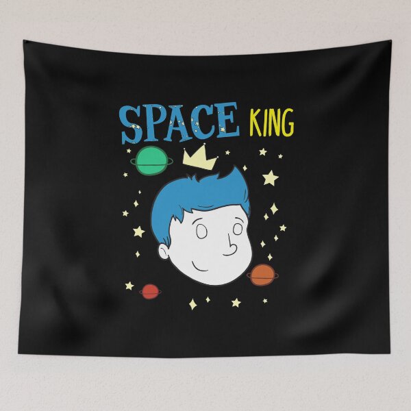 Item preview, Cute Space King Exploring Outerspace Astronaut designed and sold by perfectpresents.