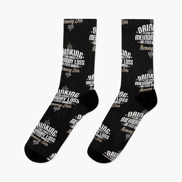 Item preview, Drinking Can Cause Memory Loss Or Even Worse Pun designed and sold by perfectpresents.