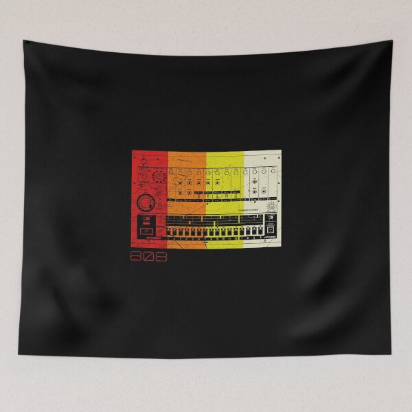 Item preview, Analog Vintage Drum Machine - Retro 808 Nerd design designed and sold by A-Fashion.