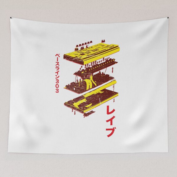 Item preview, Acid Synth - Analog Japanese Synthesizer 303 design designed and sold by A-Fashion.