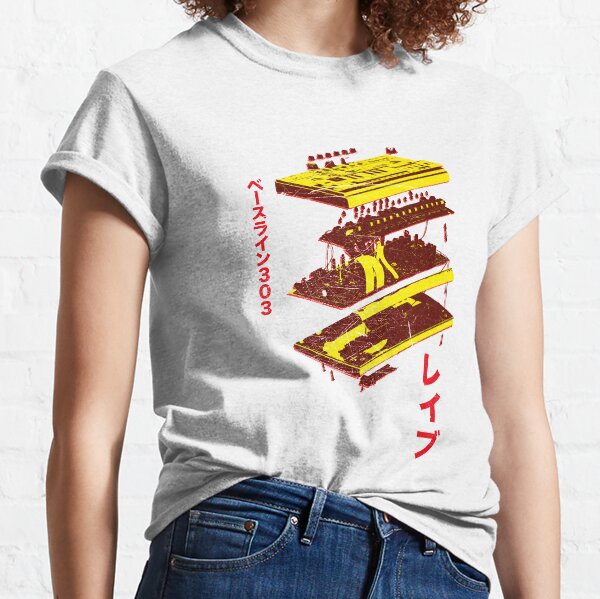 Acid Synth - Analog Japanese Synthesizer 303 design Classic T-Shirt
