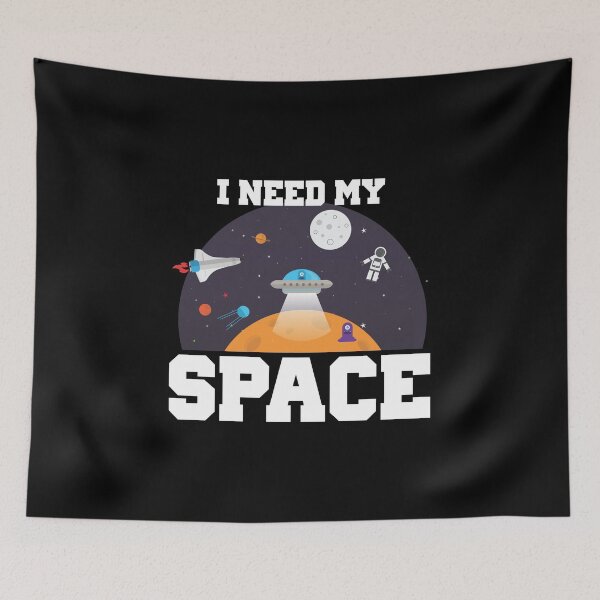 Item preview, Funny I Need My Space Astronaut & Aliens Spaceship designed and sold by perfectpresents.