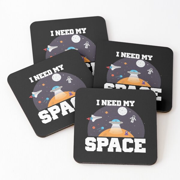 Item preview, Funny I Need My Space Astronaut & Aliens Spaceship designed and sold by perfectpresents.