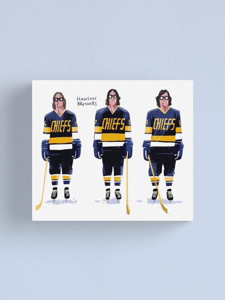 The Hanson Brothers “Slap Shot” Autographed Replica Charlestown Chiefs  Jersey: