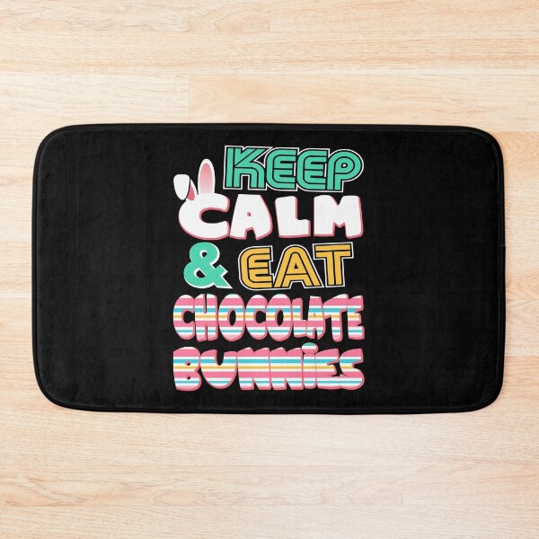 Item preview, Cute Keep Calm & Eat Chocolate Bunnies Easter designed and sold by perfectpresents.