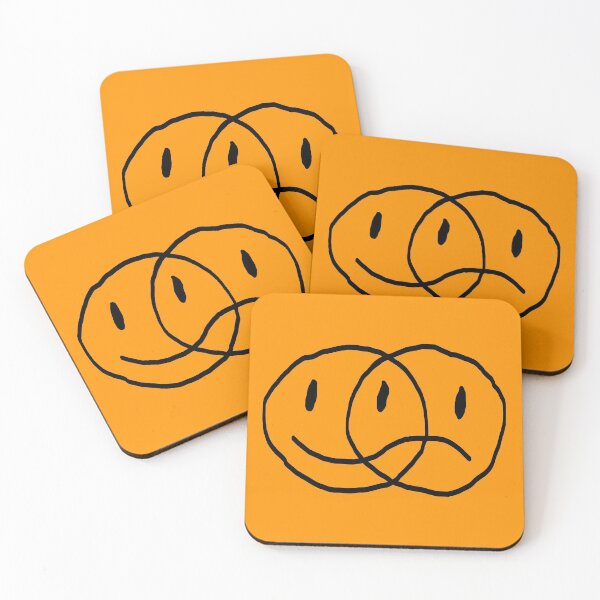 Item preview, HAPPY AND SAD BLACK designed and sold by CharlieCreator.