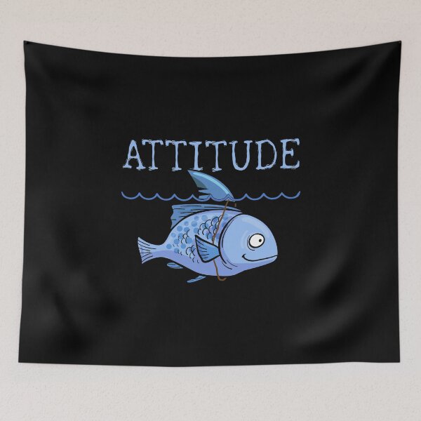 Item preview, Attitude of a Shark Fish Confidence Self Belief designed and sold by perfectpresents.