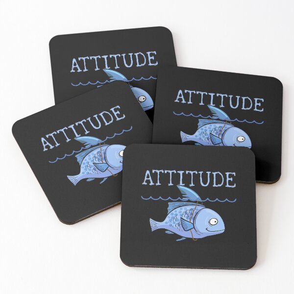 Item preview, Attitude of a Shark Fish Confidence Self Belief designed and sold by perfectpresents.