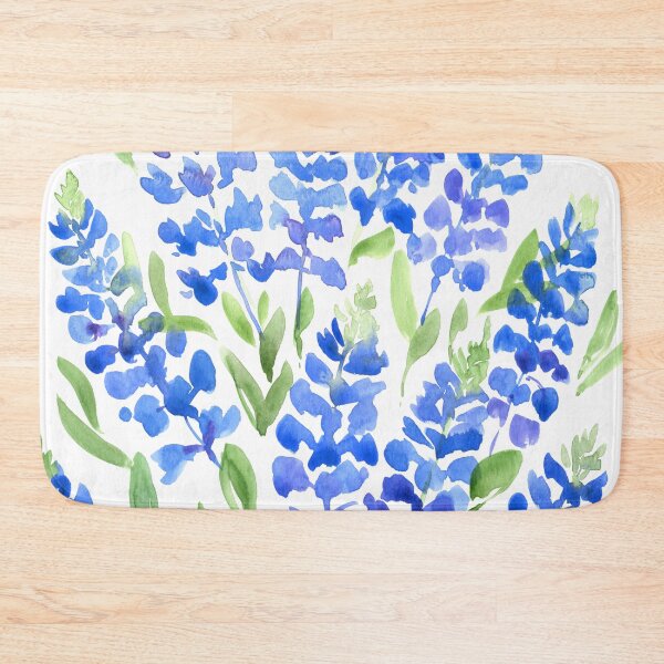 Item preview, Watercolor Texas bluebells designed and sold by blursbyai.