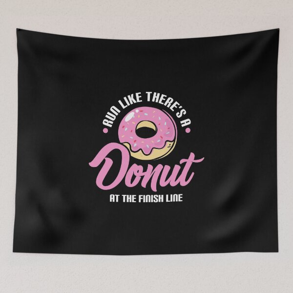 Item preview, Funny Run Like There's a Donut At The Finish Line designed and sold by perfectpresents.