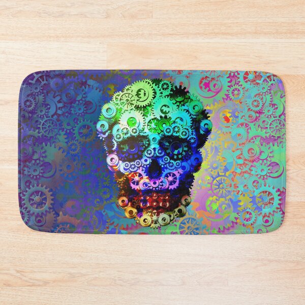 Item preview, Psychedelic Steampunk Skull designed and sold by lightidea.