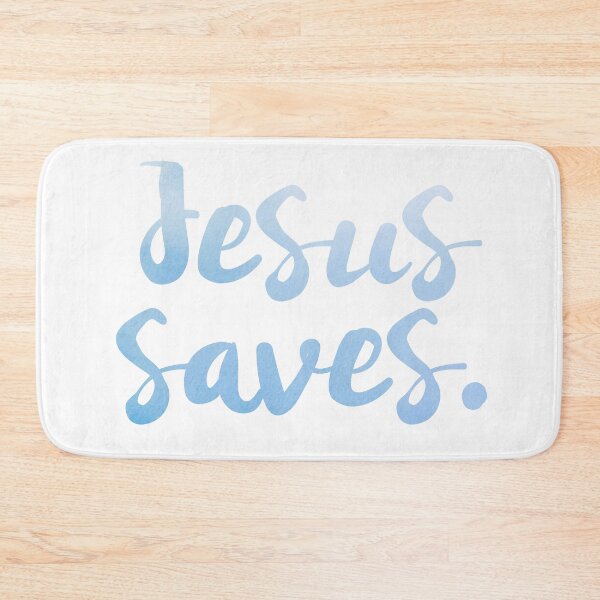 Artikelvorschau, JESUS RETTET (BLAU) entworfen und verkauft von christikdesigns.