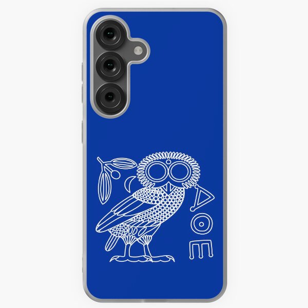 Item preview, Owl of Athena [White Outline on Blue + All] designed and sold by jorellaf.