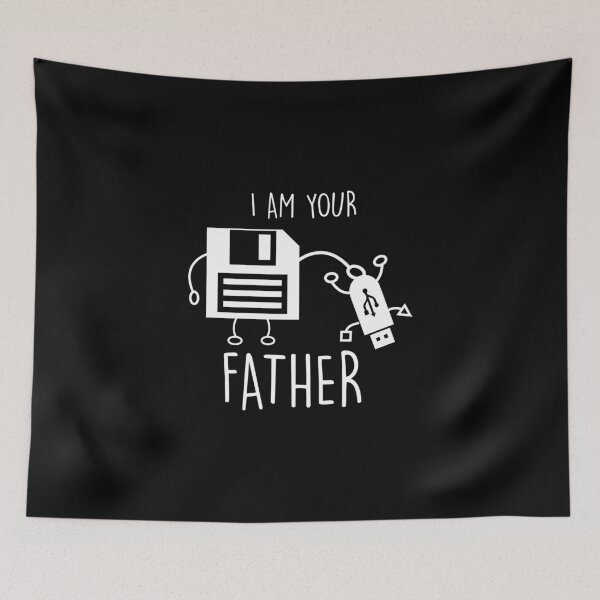 Item preview, Cute & Funny USB Floppy Disk I Am Your Father Pun designed and sold by perfectpresents.