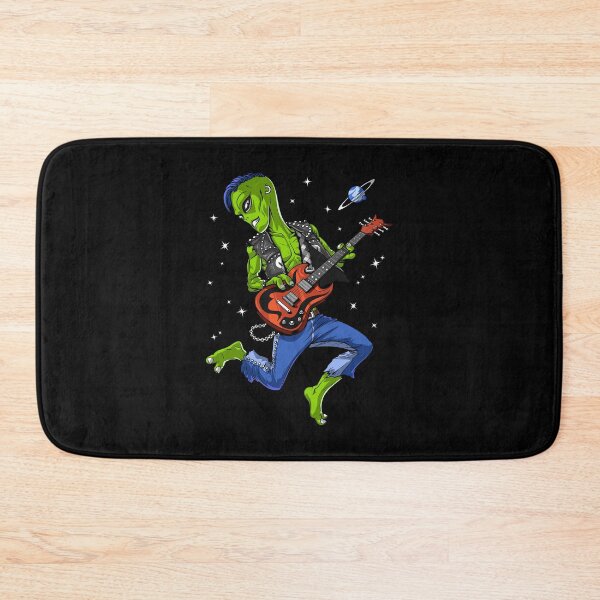 Item preview, Space Alien Playing Guitar designed and sold by underheaven.