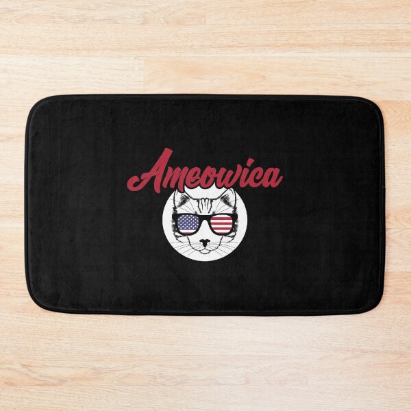 Item preview, Ameowica Funny Cat American Meow Kitty Cute Kitten designed and sold by perfectpresents.