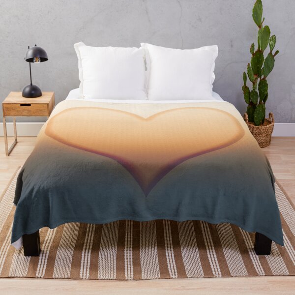 Item preview, Yellow and dark grey blue color Love shape designed and sold by hutofdesigns.
