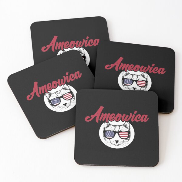 Item preview, Ameowica Funny Cat American Meow Kitty Cute Kitten designed and sold by perfectpresents.