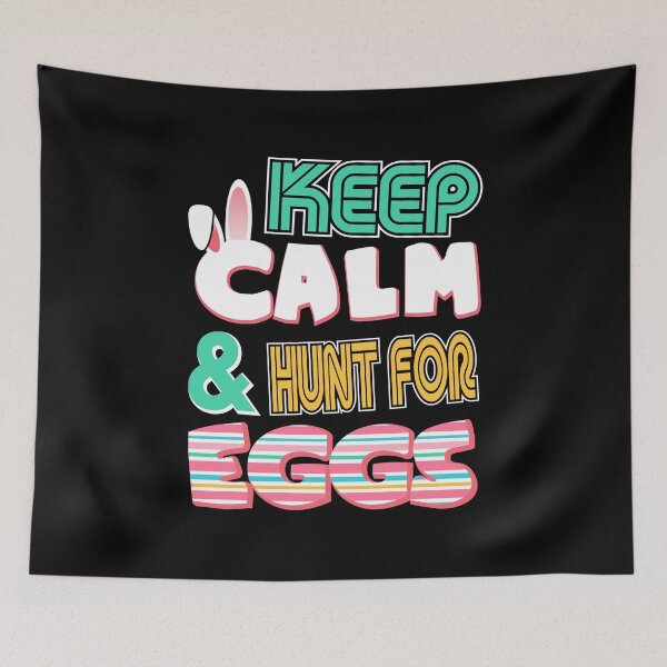 Item preview, Cute Keep Calm & Hunt for Eggs Easter Bunny designed and sold by perfectpresents.